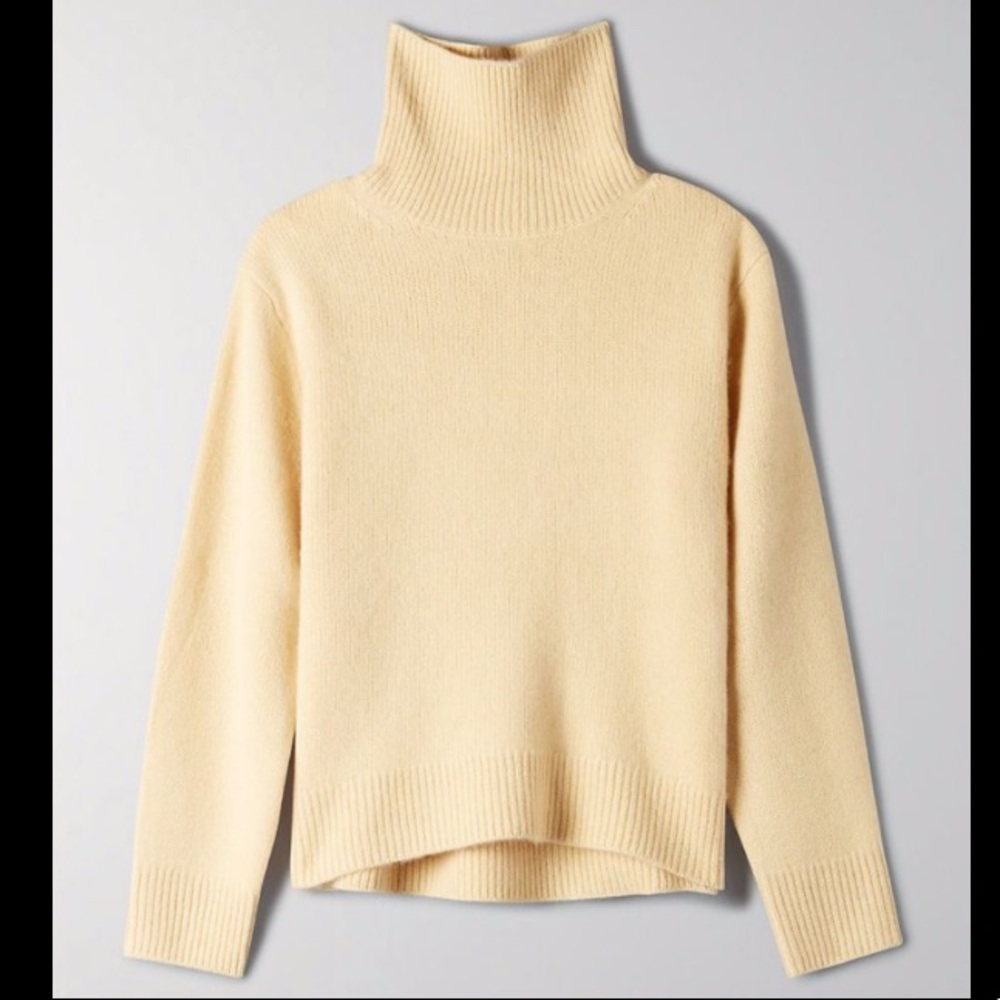Aritzia Wilfred Jara 100% Cashmere Turtleneck Knit